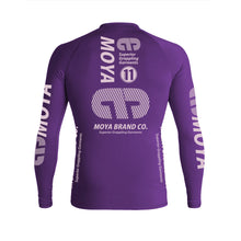 Cargar imagen en el visor de la galería, Rashguard Team Moya 22 Manga Larga - Morado
