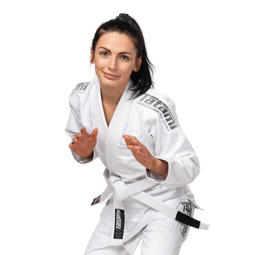 Kimono BJJ (GI) Tatami Ladies Black Label- cinza preto