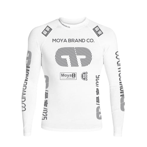 Rashguard Team Moya Long Manga - White