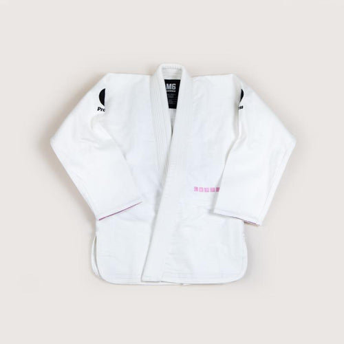 Kimono BJJ (GI) Fortschritt Damen M6 Mark 5- Weiß