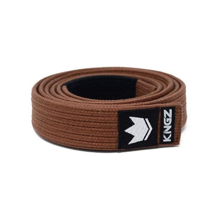Cinturones Kingz Gi Material Premium- Marrón - StockBJJ
