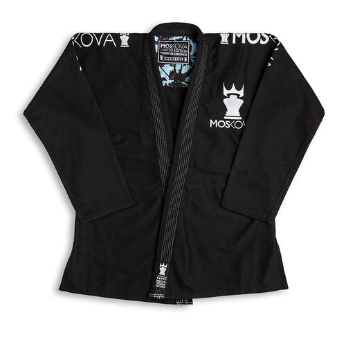 Kimono BJJ (GI) Moskova 2023 Edição limitada- preto/branco/aqua