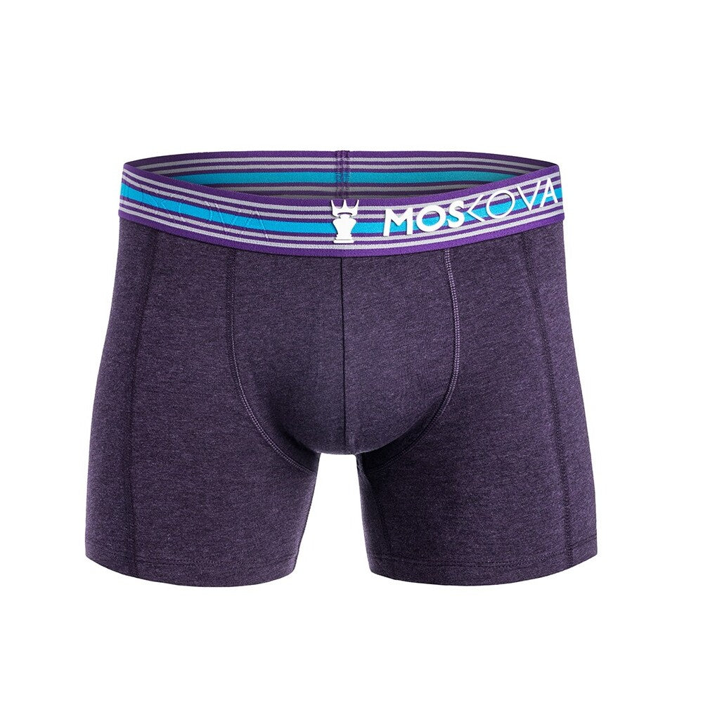 Boxer Moskova M2 Coton - Stripes violettes