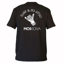 Cargar imagen en el visor de la galería, Moskova Tee Back BJJ Shaka-Negro Blanco
