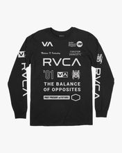 Cargar imagen en el visor de la galería, Camiseta  de manga larga RVCA All Brand- Negro

